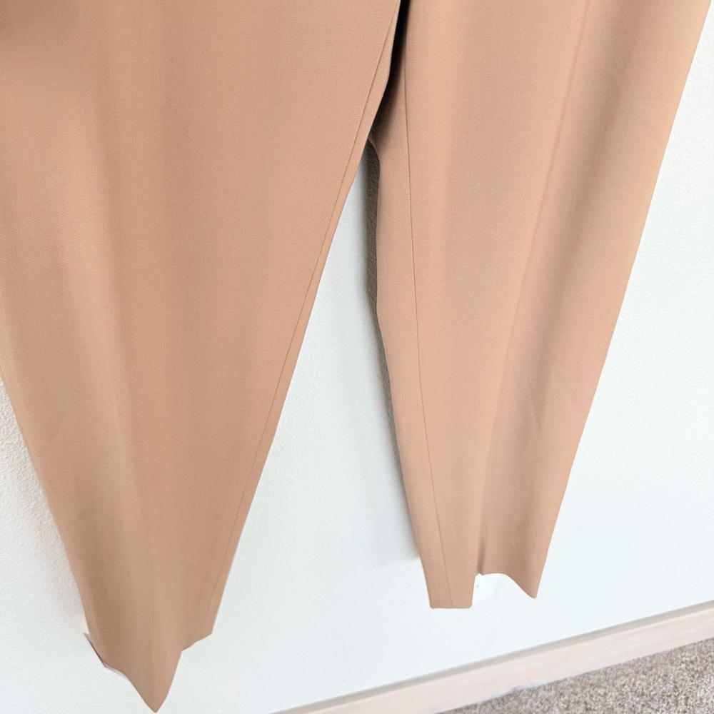 New MM Lafleur The Mejia Pant Italian Wool Twill Camel Tan Business Casual NWT - Picture 5 of 13